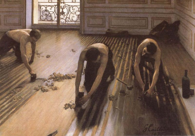 Gustave Caillebotte The Floor Strippers Sweden oil painting art